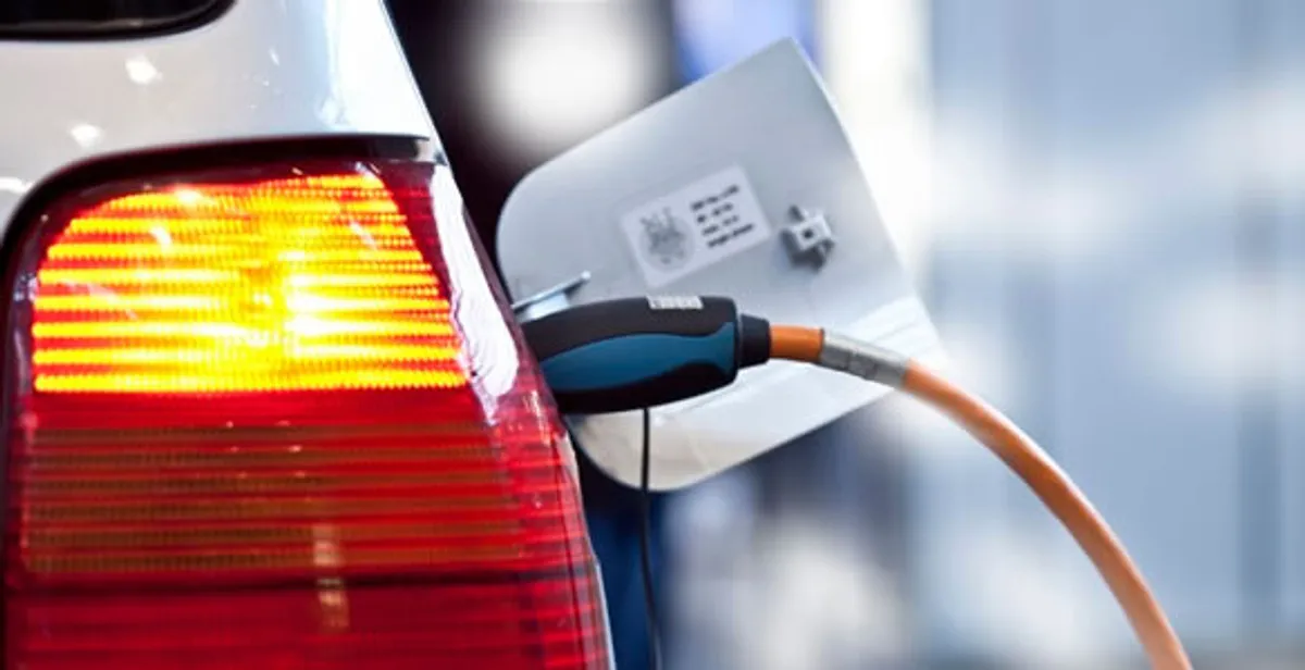 Electric car plugged into EV charger after professional installation in Cape Coral, FL