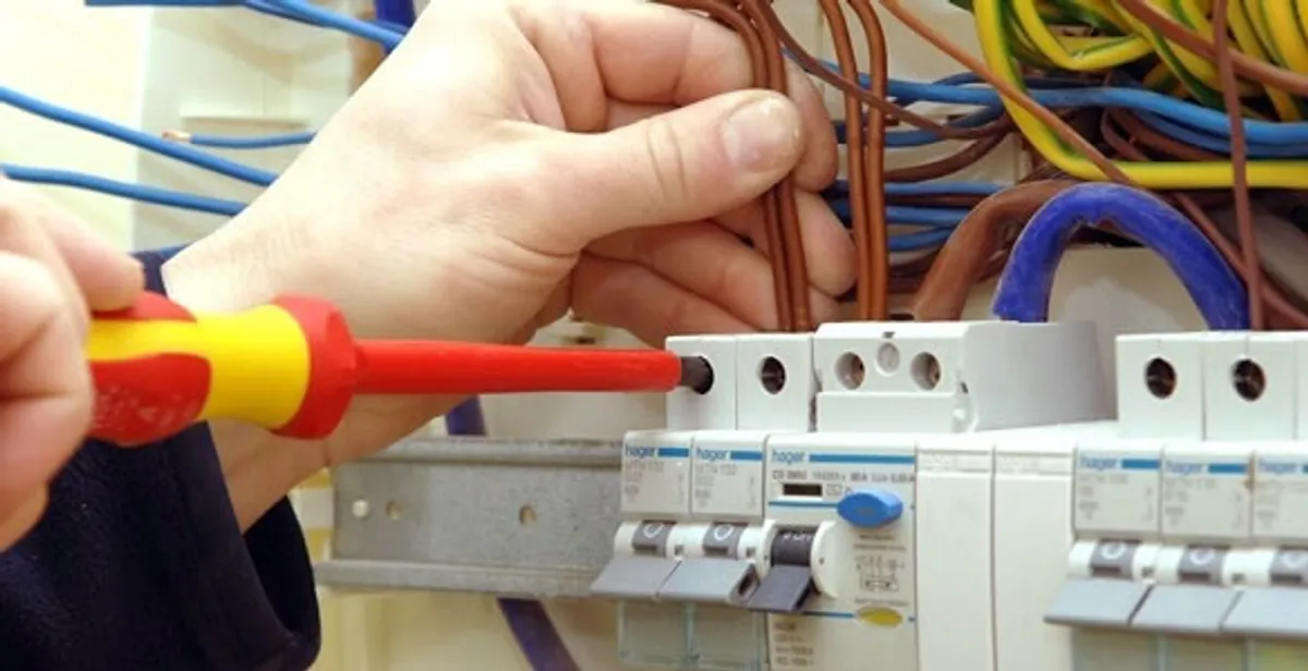 electrician services performing professional electrical panel wiring and connections in Cape Coral, FL