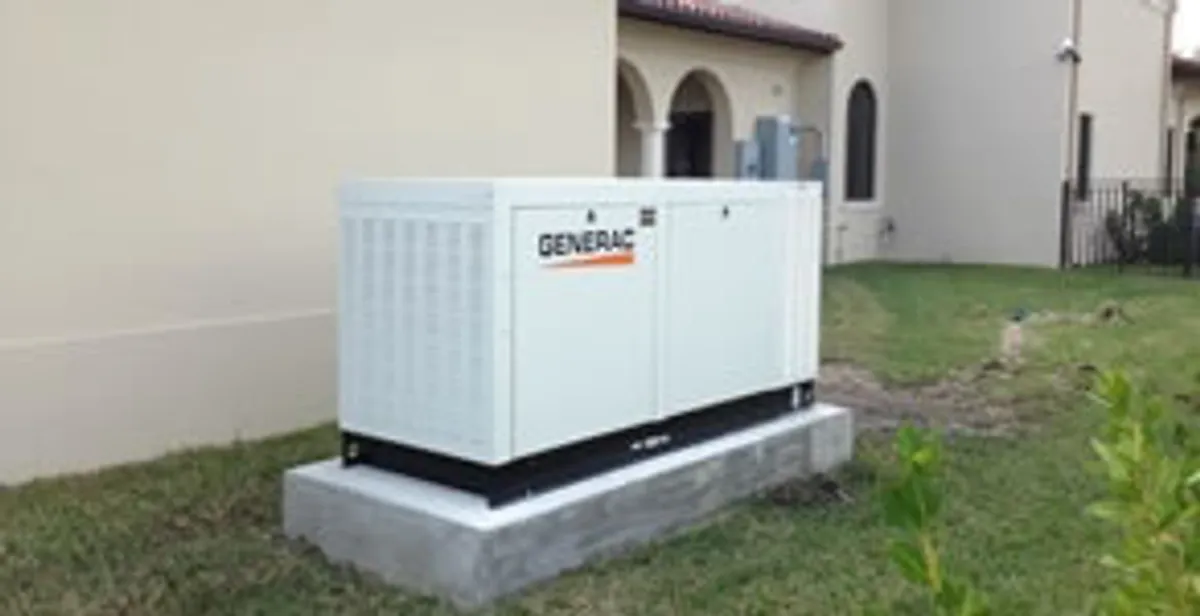 generator installation service showing standby generator professionally installed for residential power backup in Cape Coral, FL