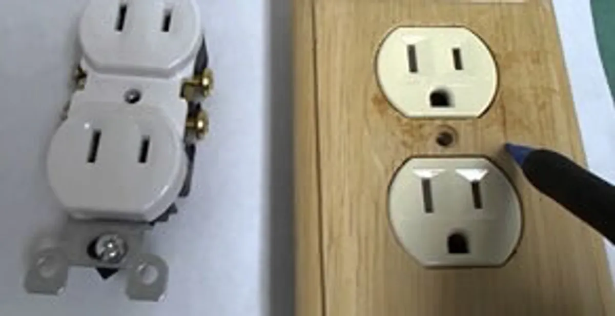 gfc outlets service showing professional installation of ground fault circuit interrupter outlets in Cape Coral, FL