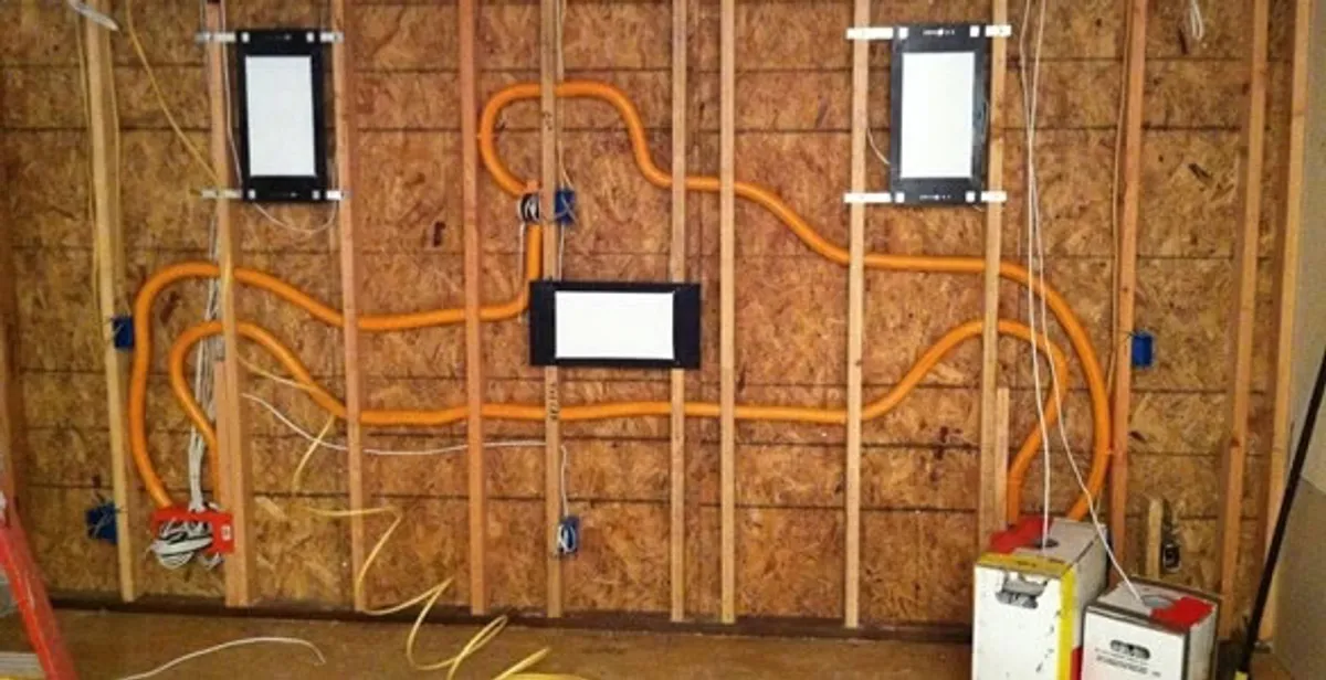 new construction wiring project displaying complete electrical system layout installed by professionals in Cape Coral, FL