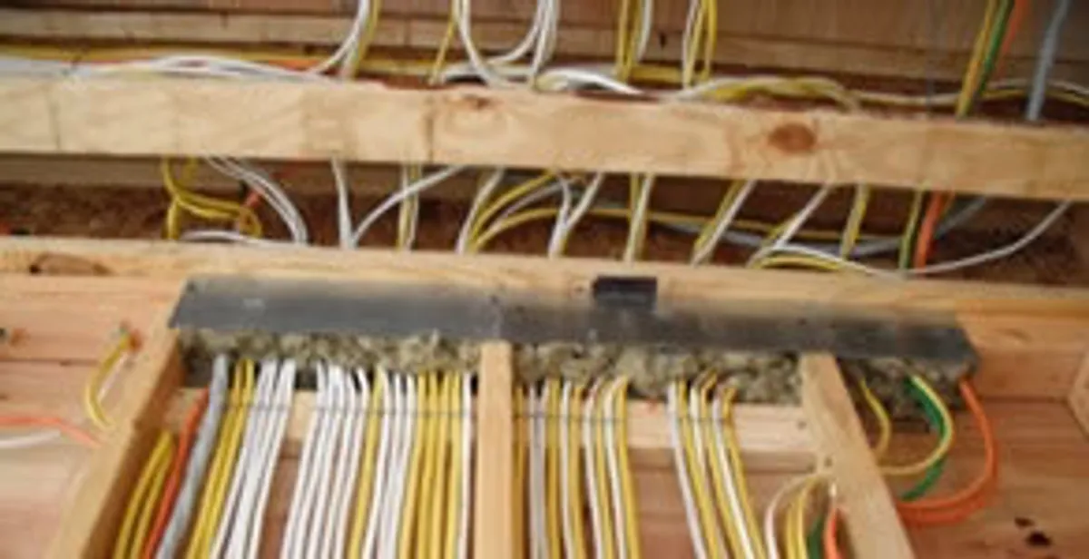 new construction wiring services with organized electrical rough-in performed by licensed electricians in Cape Coral, FL