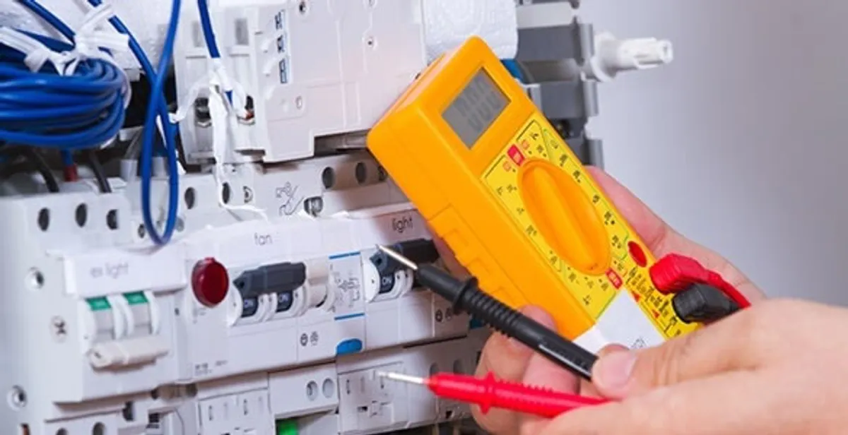 Residential electrician testing home electrical panel for safety and performance in Cape Coral, FL