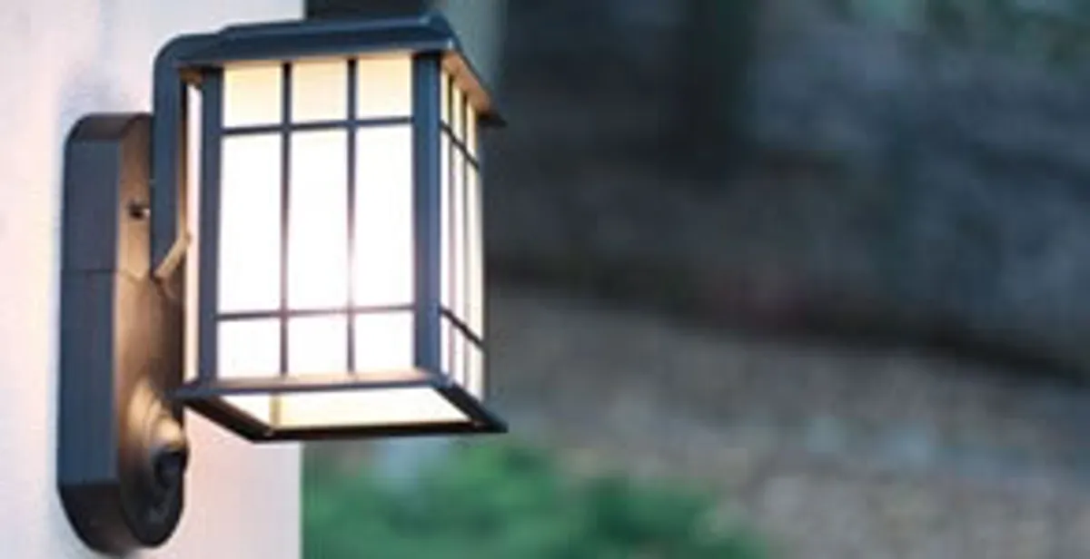 security light installation services with professionally mounted exterior wall light in Cape Coral, FL