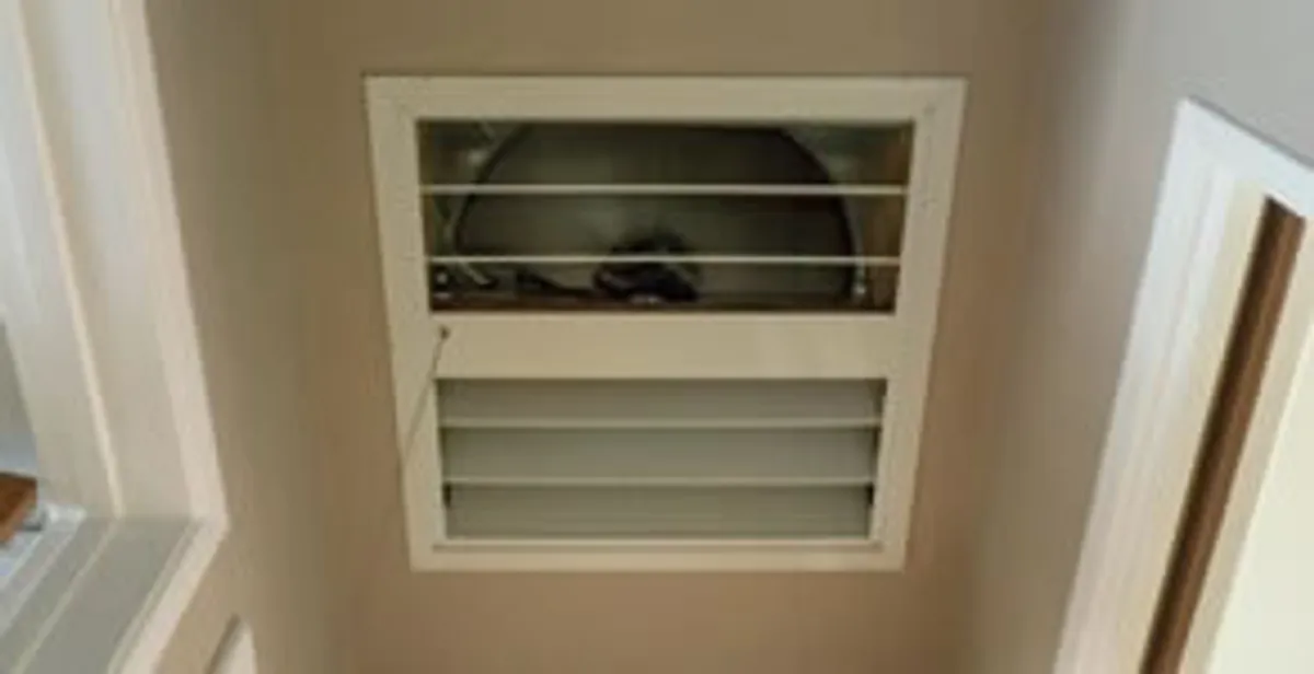 whole house fan installation services with ceiling-mounted ventilation system in Cape Coral, FL