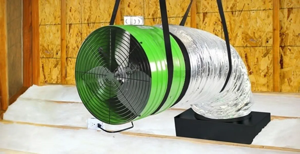 whole house fan installation services with professionally mounted ventilation fan system in Cape Coral, FL